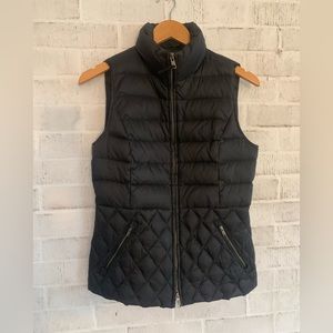 Talbots Black Puffer Vest Size XS
